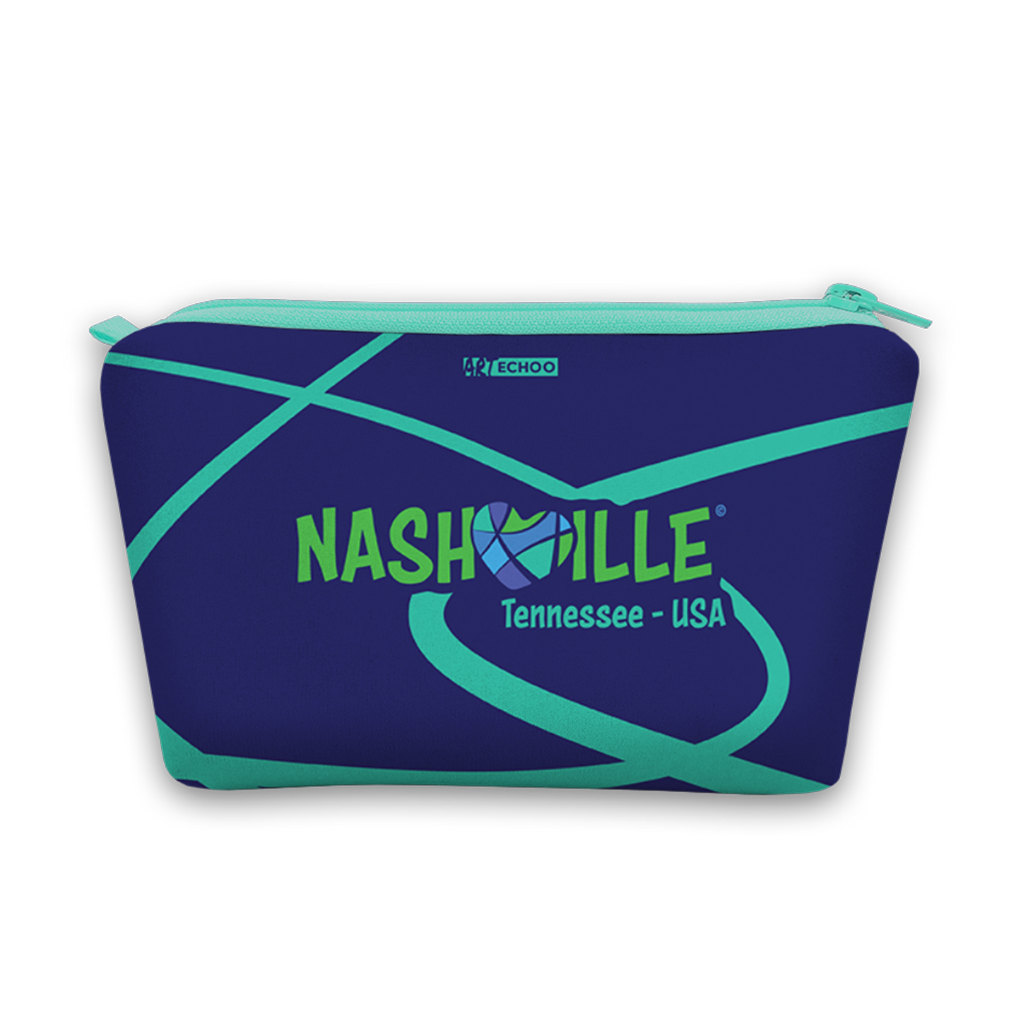 Travel Pouch with Customized Graphics Art ECHOO Collection