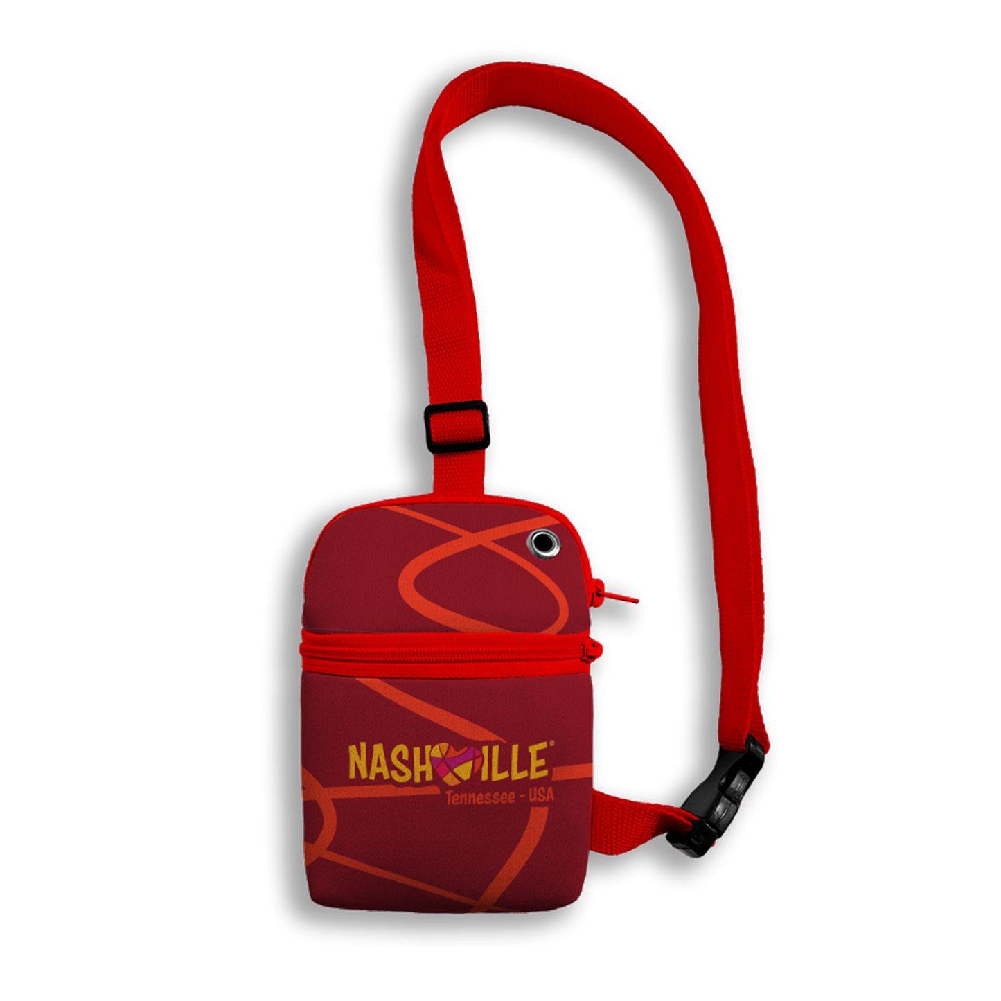 Shoulder Bag with Customized Graphics Art ECHOO Collection