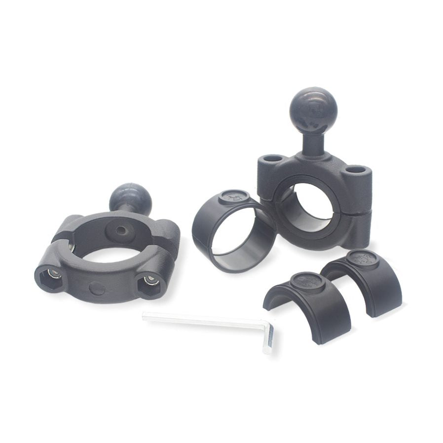 1 1/2" to 1 1/4" Diameter Bar Mounting Bracket with 1" ball RidePower