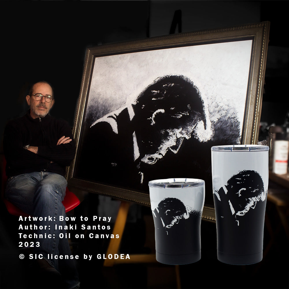 20 OZ Tumbler Double-walled Copper Insulated "Bow to Pray" artwork Series