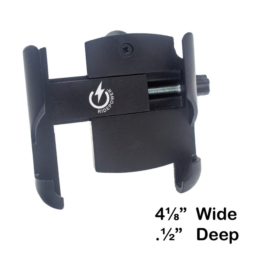 Large all-metal mount featuring articulating 1-inch ball mounting