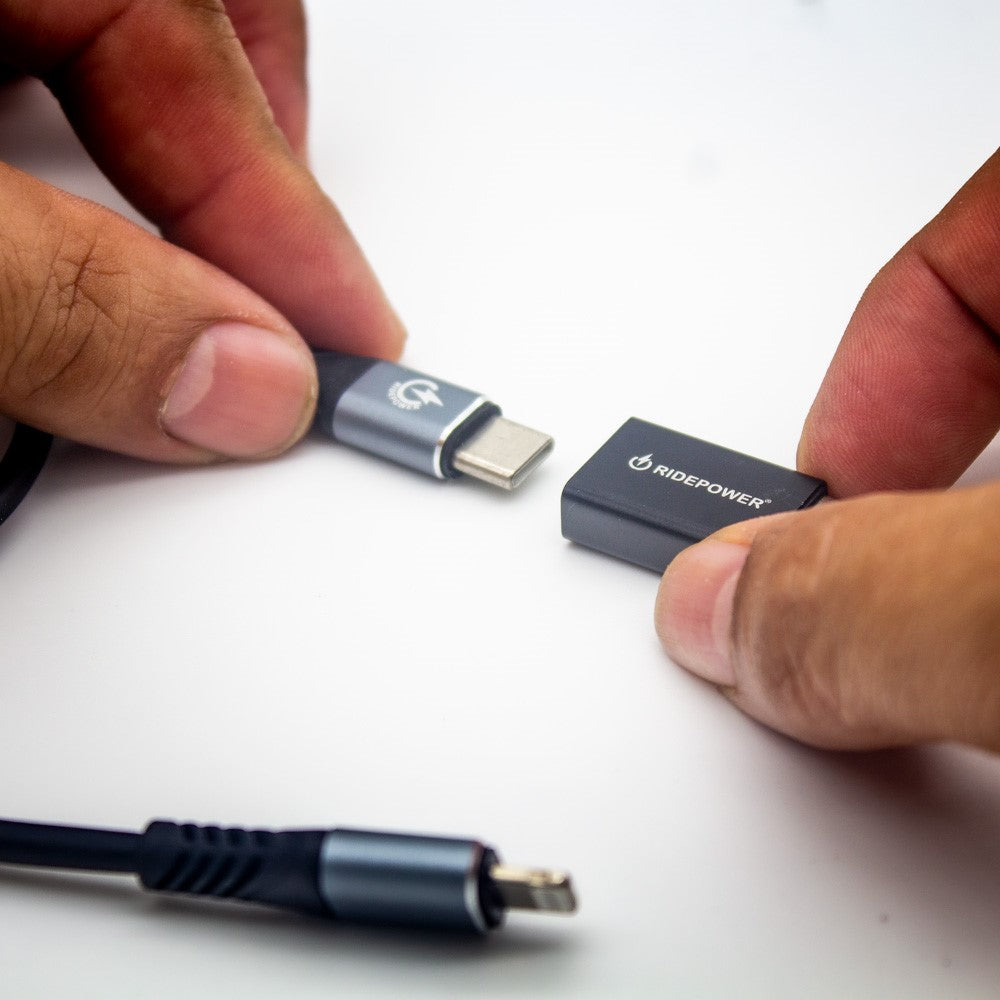 Male USB to Female USBC high performance phone cable and Port Adapter