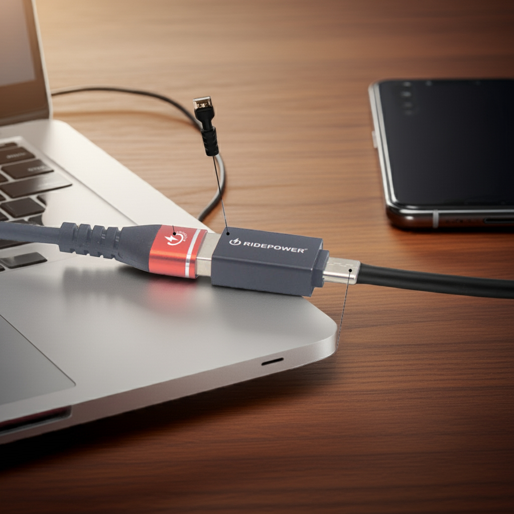Male USB to Female USBC high performance phone cable and Port Adapter
