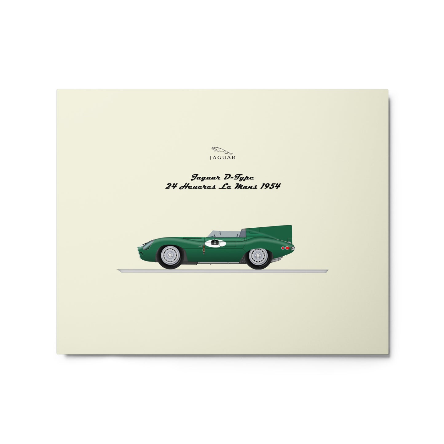 Car-WSC Jaguar D-Type Le Mans 1954 By Gianfranco Lanini
