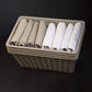 LARGE BASKET WITH LID  15 3/8” X 11 7/8” X 6 1/4” COZA