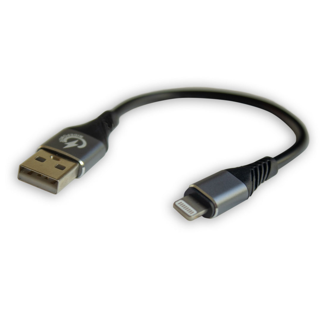 7 1/2" Fast Charging and Data Transfer Phone Cable USB to Lightning