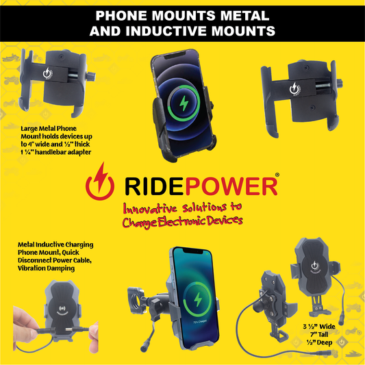 Rugged Innovative Metal Phone Mounts for Sports Vehicles