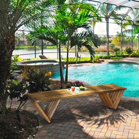 USA Modern XQuare Wood Benches are a perfect addition for your outdoor living areas