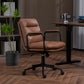 Mid Back PU Leather Home Office Chair by Blak Hom