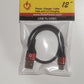 12" Phone Charging Cable USB Male to USBC Male