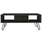 Coffee Table Minnesota, Two Shelves, Carbon Espresso Finish by Blak Hom