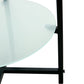 2-Piece Set Clear Tempered Glass Side Table. by Blak Hom