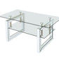 Transparent Tempered Glass Coffee Table by Blak Hom