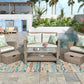 Set Of 4 Piece All Weather Wicker Patio Furniture by Blak Hom