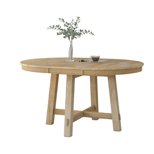 Farmhouse Round Extendable Dining Table by Blak Hom