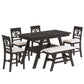 6-Piece Wood Counter Height Dining Table Set by Blak Hom