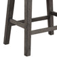 Set of 2 Faux Leather Counter Height Barstool by Blak Hom