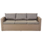 4-Piece Conversation Sofa Set with Beige Cushions by Blak Hom