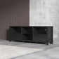 Black TV Stand for Living Room and Bedroom by Blak Hom