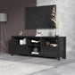 Black TV Stand for Living Room and Bedroom by Blak Hom