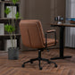 Mid Back PU Leather Home Office Chair by Blak Hom