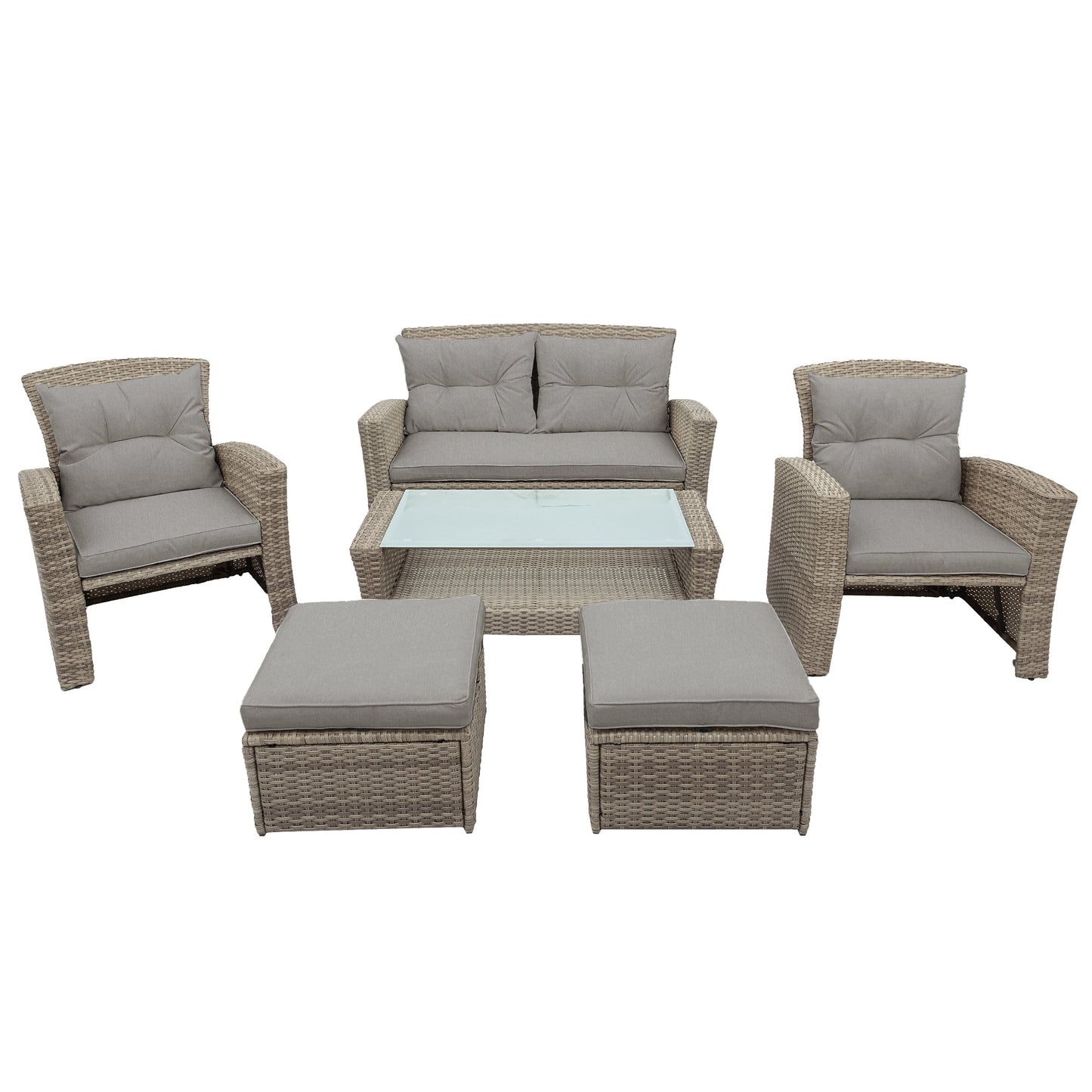 Set Of 4 Piece Outdoor Patio Furniture by Blak Hom