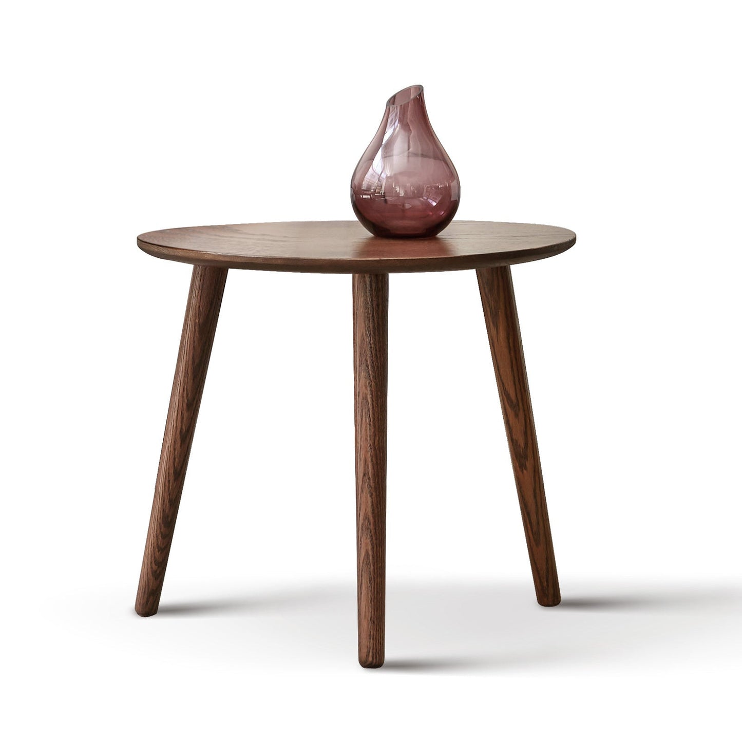 Solid Oak Wood Side Table by Blak Hom