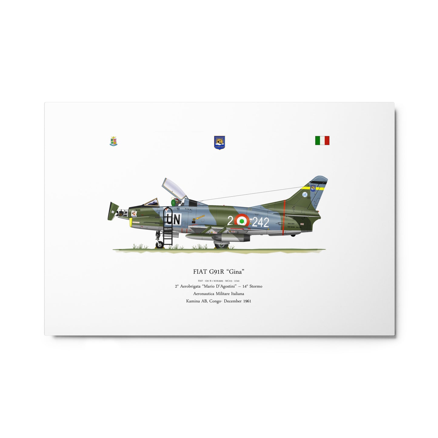 Antique aircraft-Fiat-G91R By Gianfranco Lanini