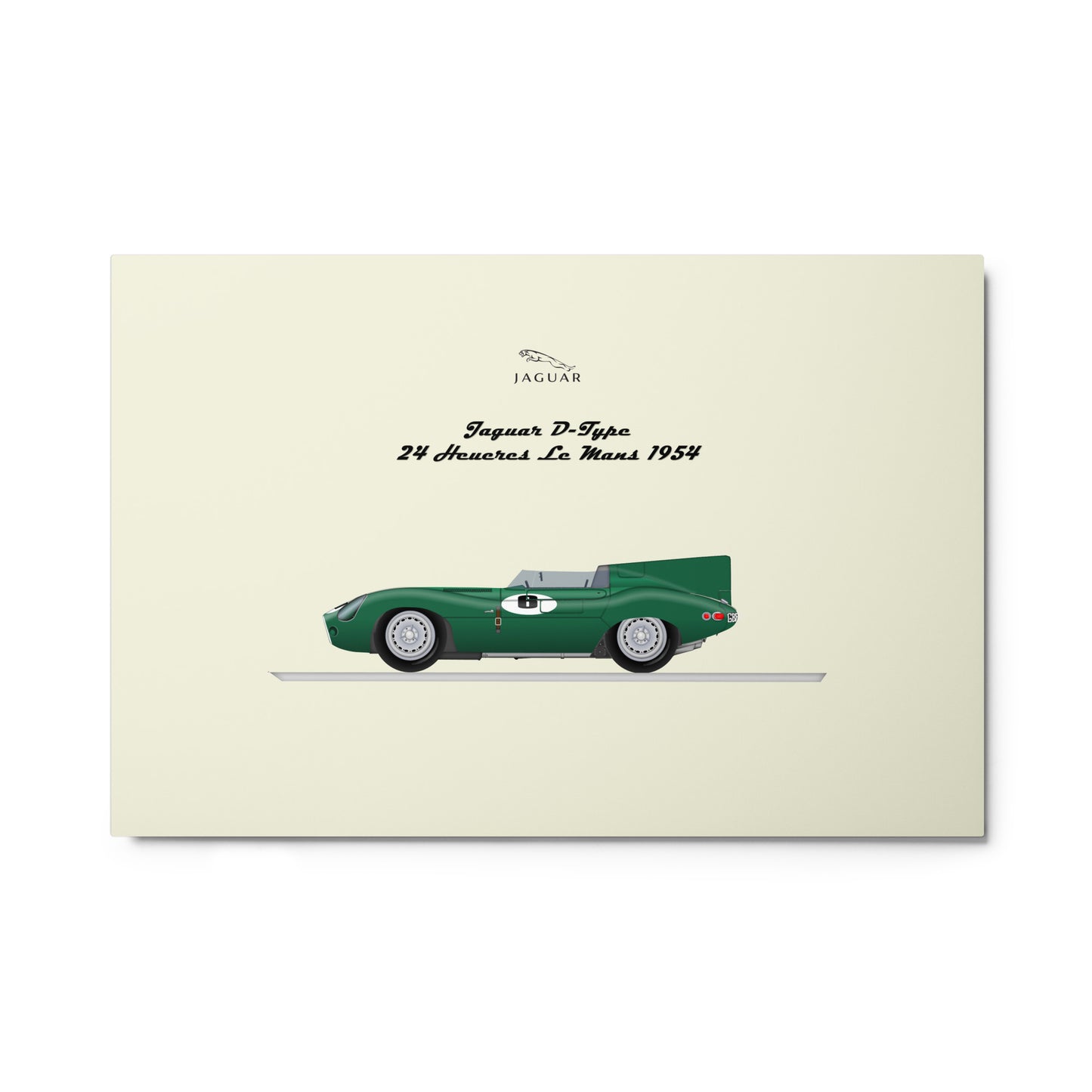 Car-WSC Jaguar D-Type Le Mans 1954 By Gianfranco Lanini