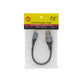 7.5" USB to Lightning Phone Charging Cable