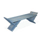 French Bench Solid Wood 54" L x 21" D x 17 H XQuare eco-friendly